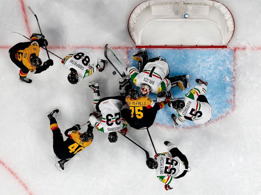 Eishockey-WM: Ungarn-Deutschland