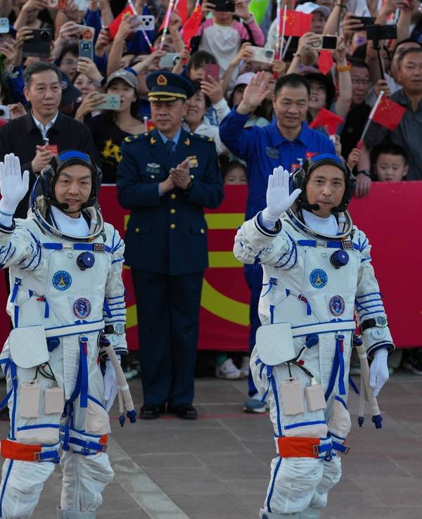 China schickt neue Besatzung zur Raumstation «Tiangong»