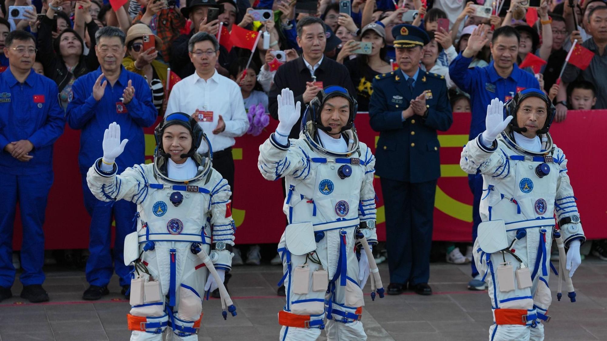 China schickt neue Besatzung zur Raumstation «Tiangong»
