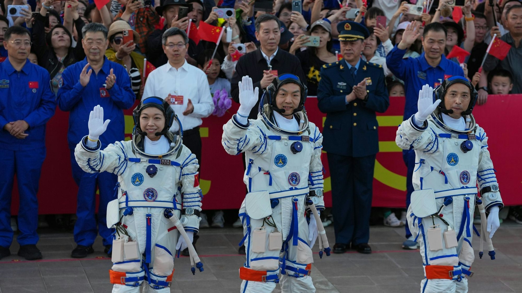 China schickt neue Besatzung zur Raumstation «Tiangong»