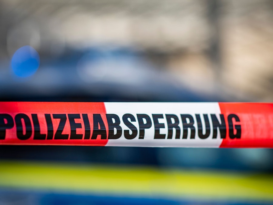 Absperrband der Polizei