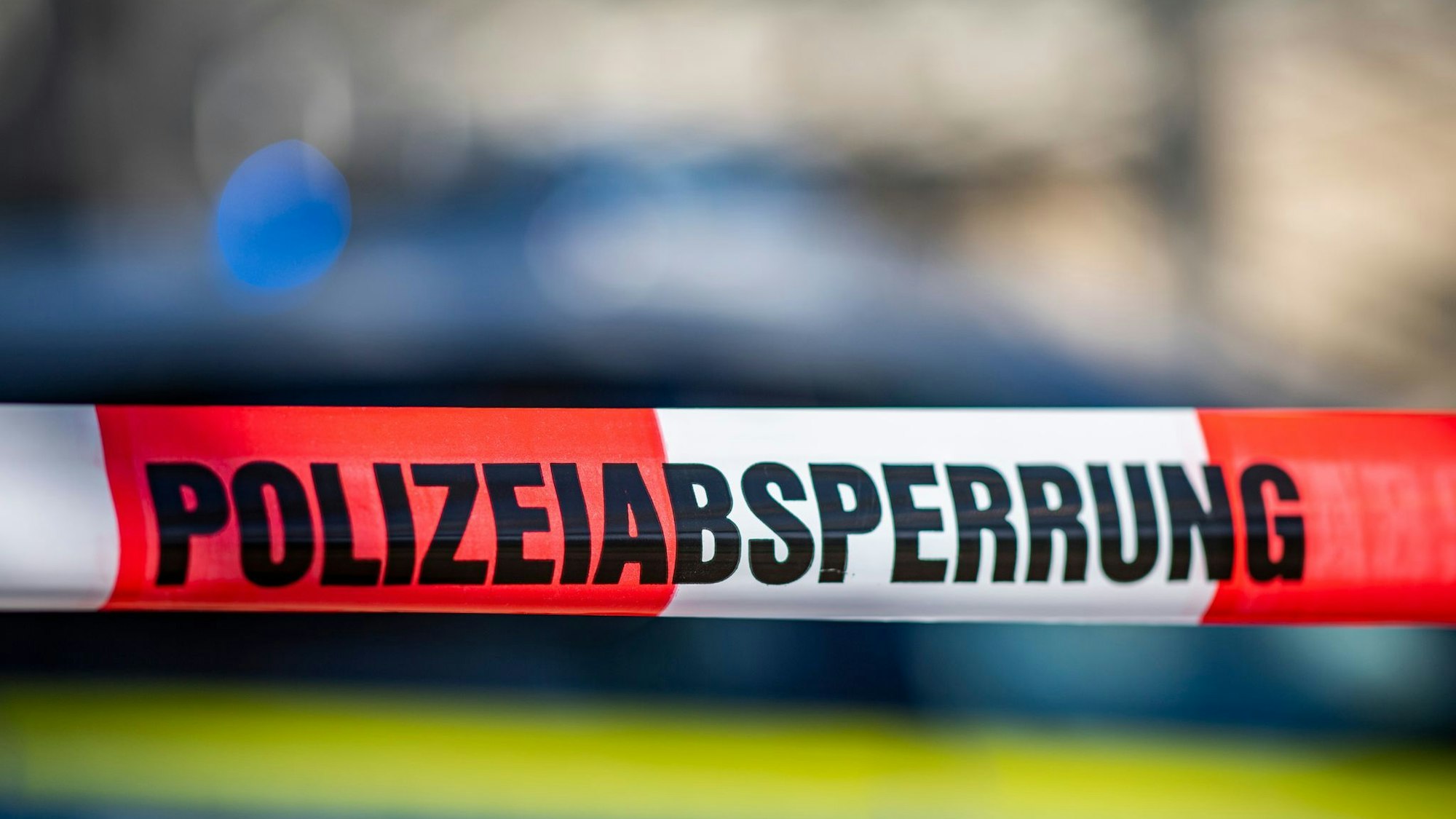 Absperrband der Polizei