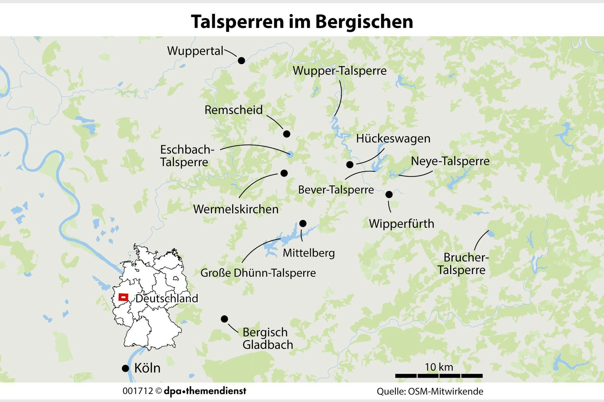 Talsperren im Bergischen