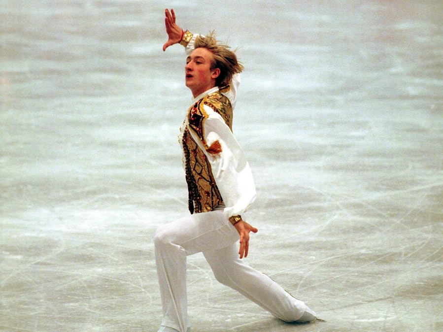 Jevgeni Plushenko auf dem Eis
