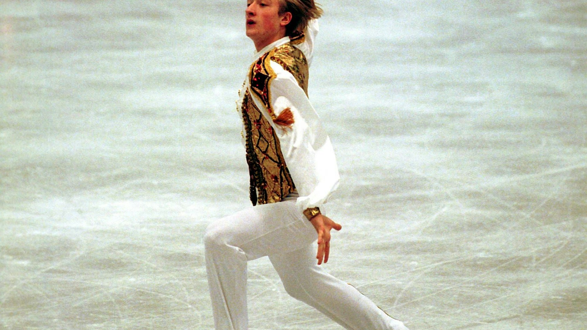 Jevgeni Plushenko auf dem Eis