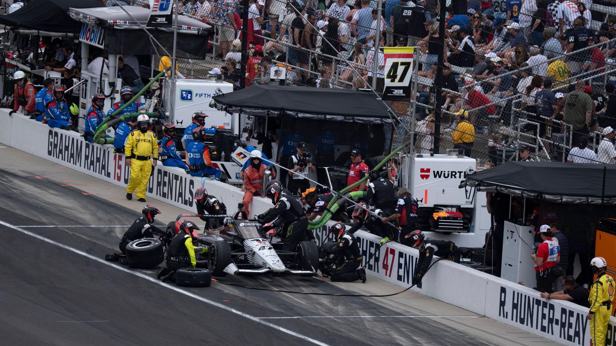 Mick Schumacher beim Rennen Indy 500.