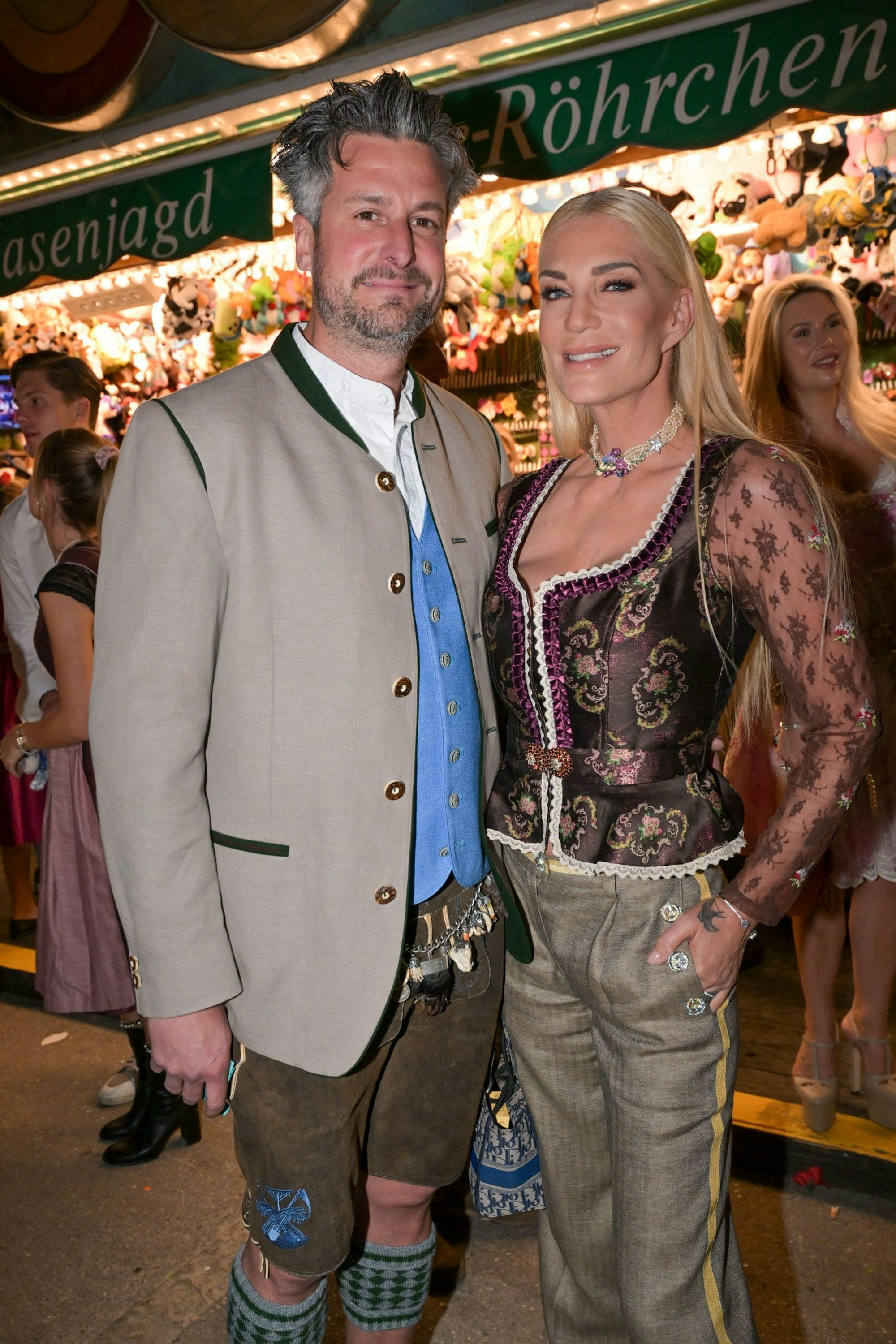 Sarah Kern und Tobias Pankow nahmen 2024 am „Sommerhaus der Stars“ teil. Das Paar geht mittlerweile getrennte Wege. (Bild: 2023 Getty Images/Hannes Magerstaedt)