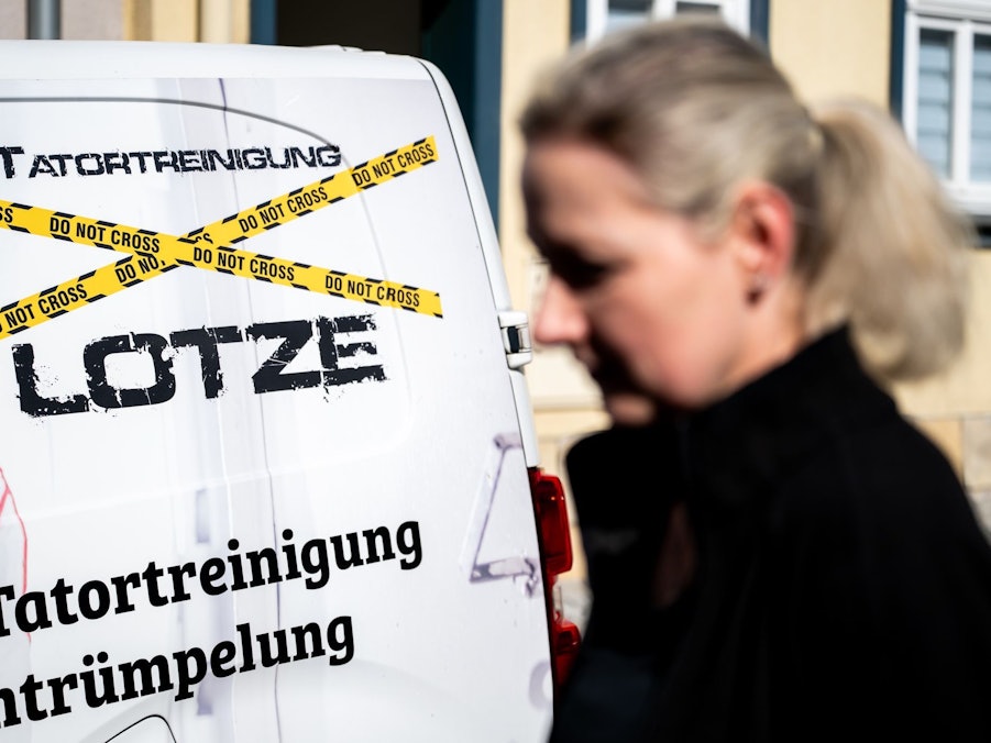 Tatortreiniger im Thüringer Wald im Einsatz