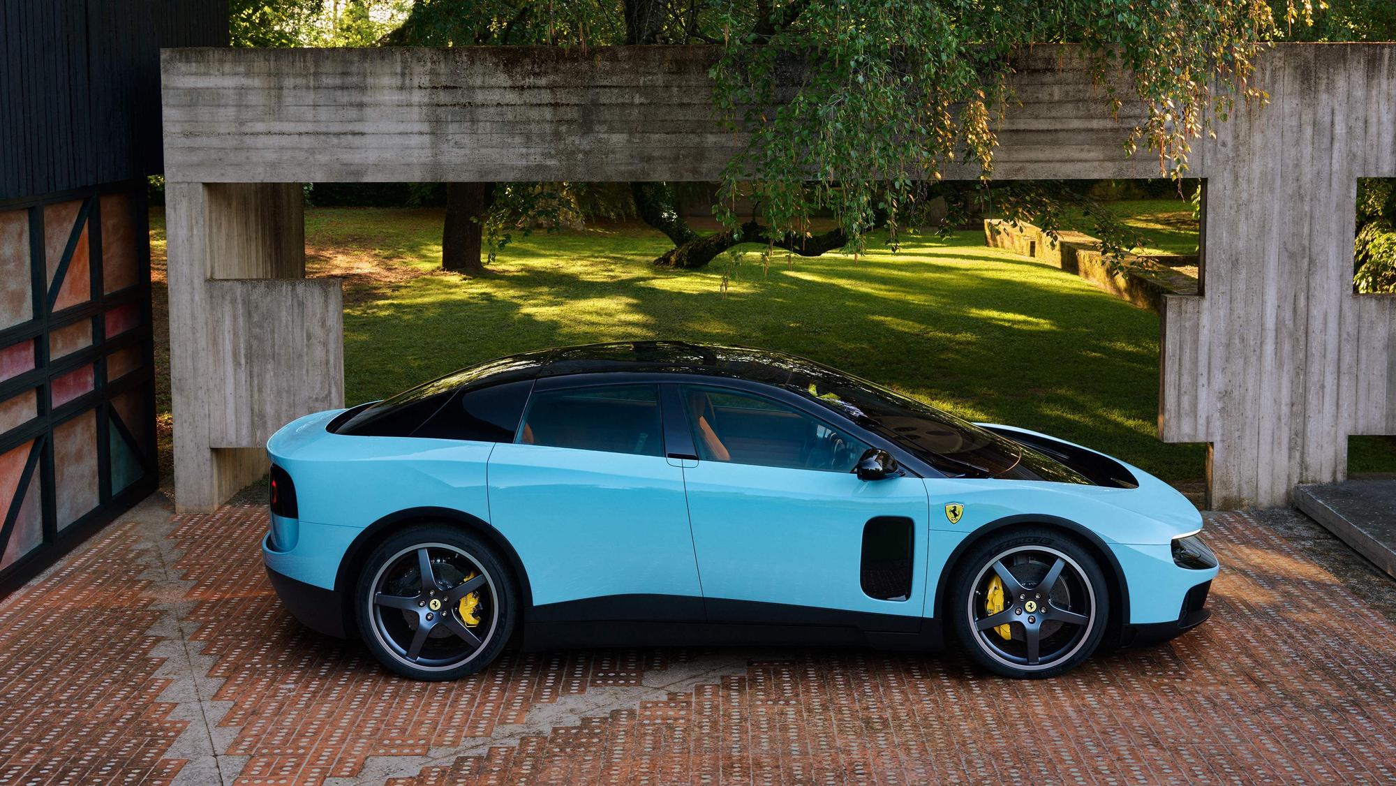 Der Ferrari „Luce“ ist das erste reine E-Auto der Traditionsmarke.