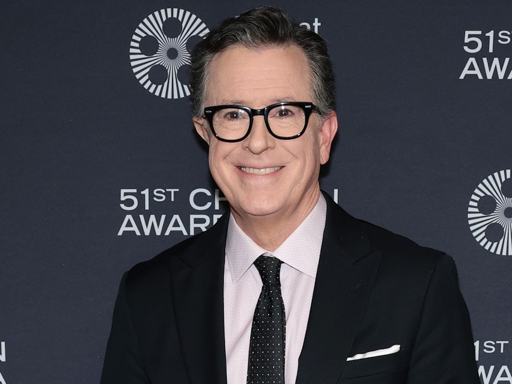 Auch nach dem Ende seiner „Late Show“ sorgt Stephen Colbert für Schlagzeilen. (Bild: 2026 Getty Images/Dimitrios Kambouris)