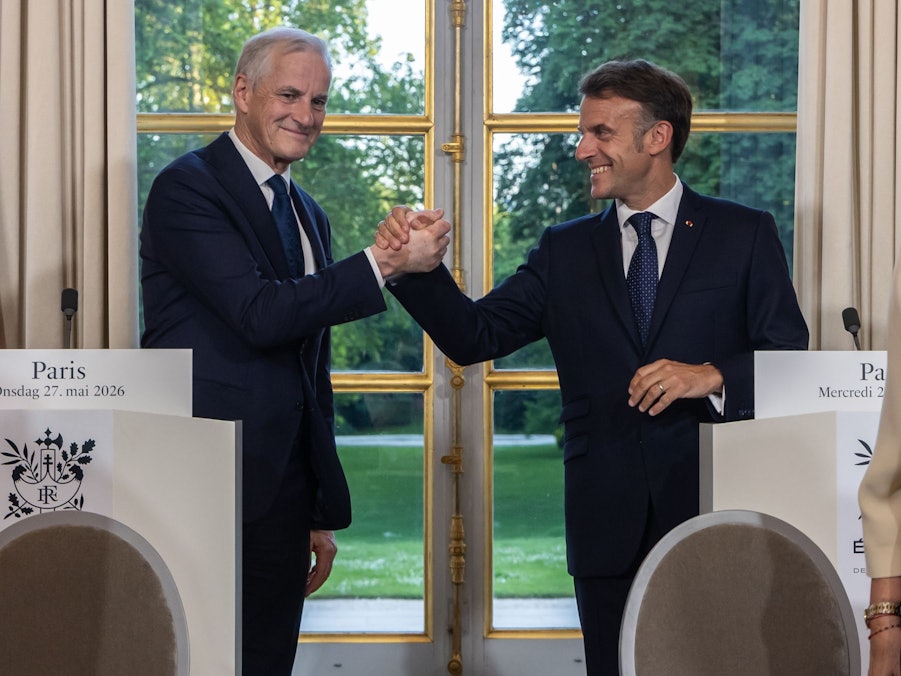 Norwegens Ministerpräsident Støre in Paris