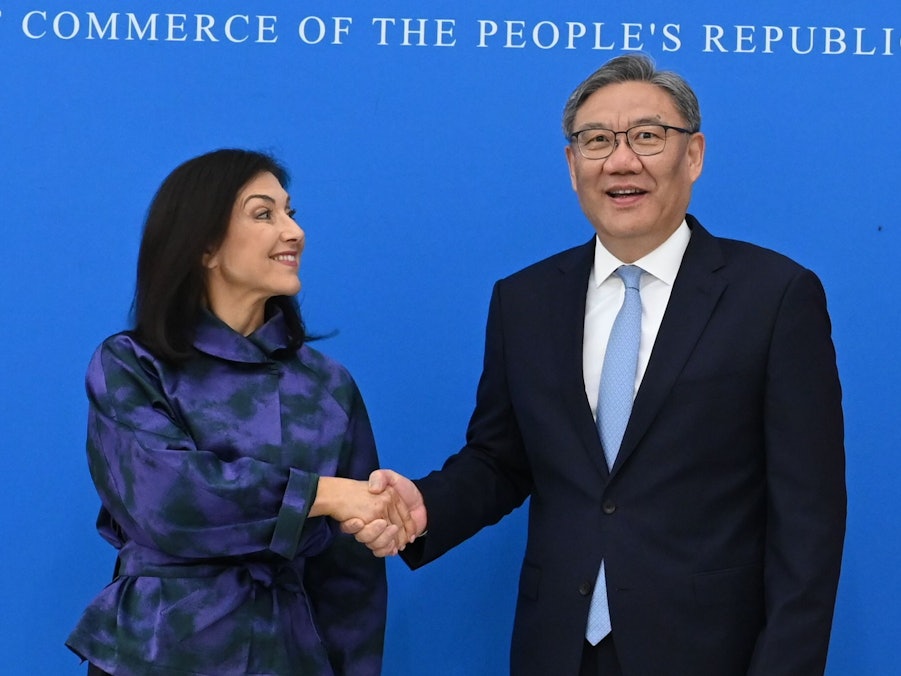 Wirtschaftsministerin Reiche in China