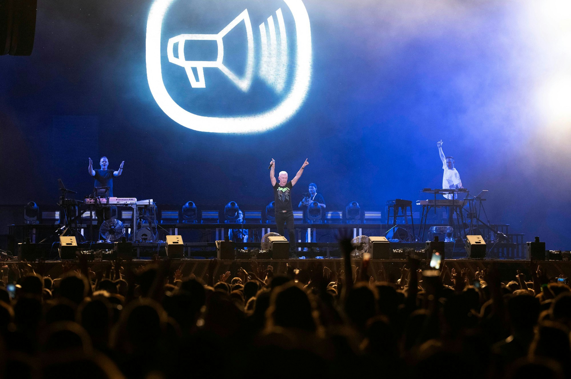 Scooter kommt nach Köln. Hier ist die Band 2025 in Locarno zu sehen.