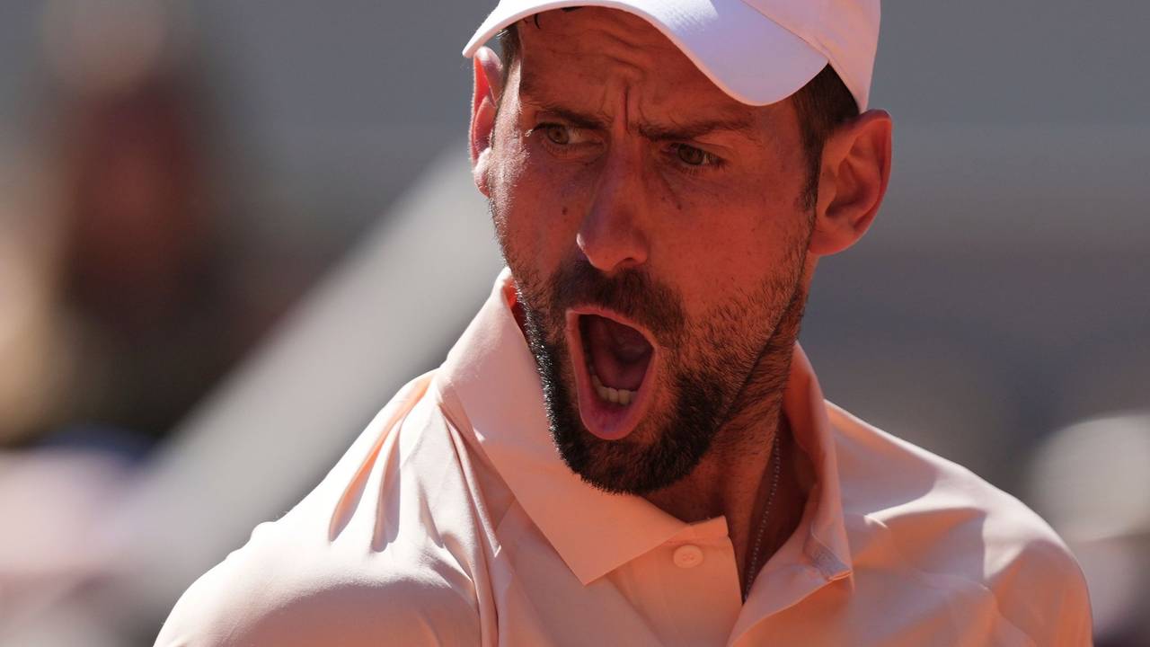 Jubelschrei in Runde zwei: Novak Djokovic.