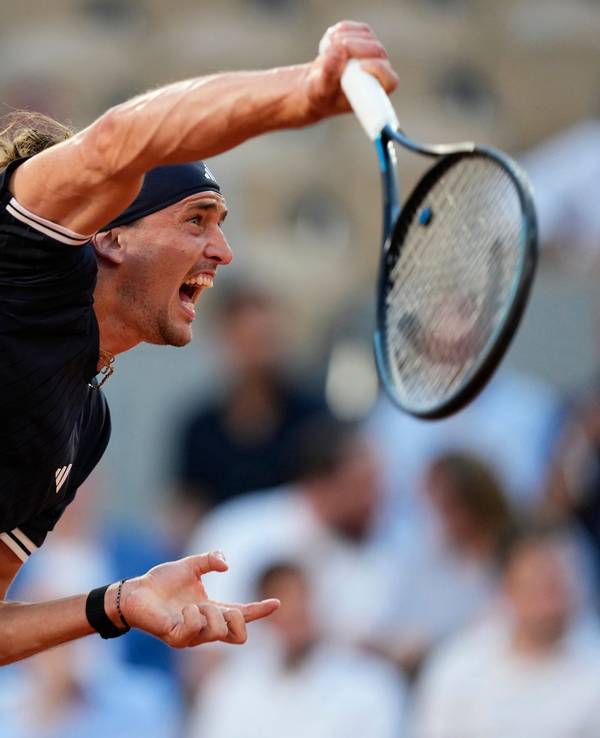 Auf seinen Aufschlag war mal wieder Verlass: Alexander Zverev.
