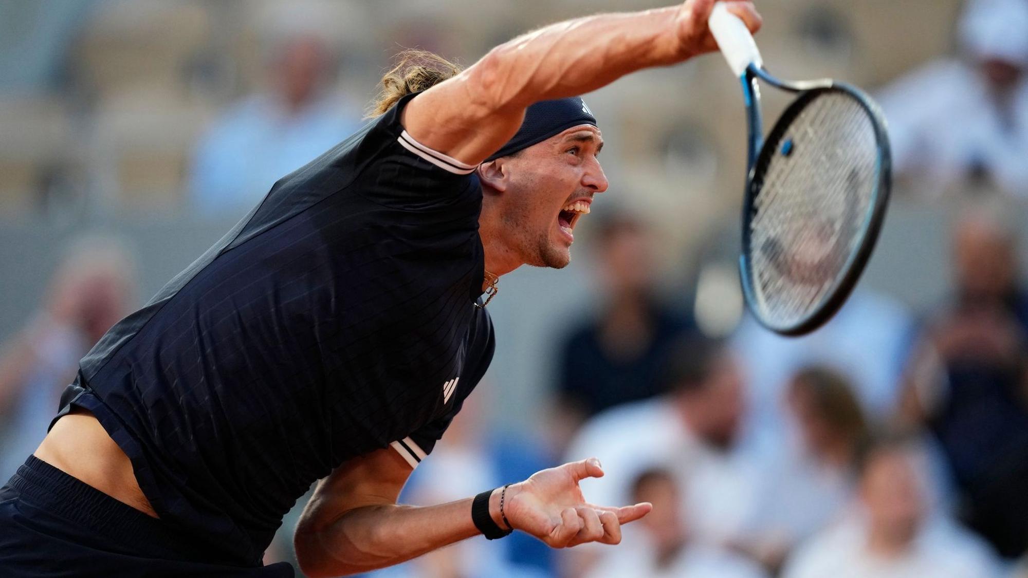 Auf seinen Aufschlag war mal wieder Verlass: Alexander Zverev.