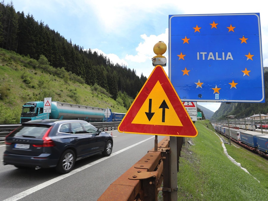 Grenze zu Italien