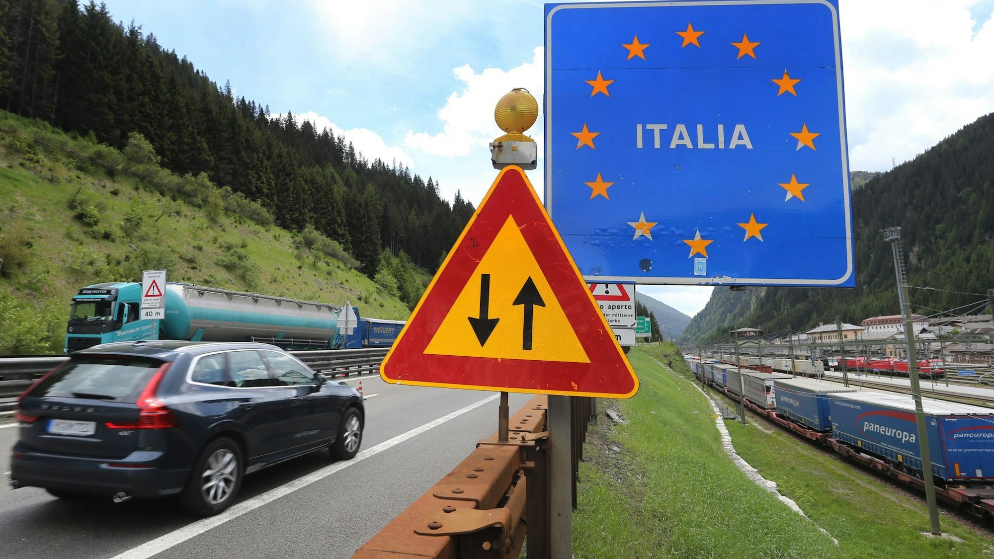 Grenze zu Italien