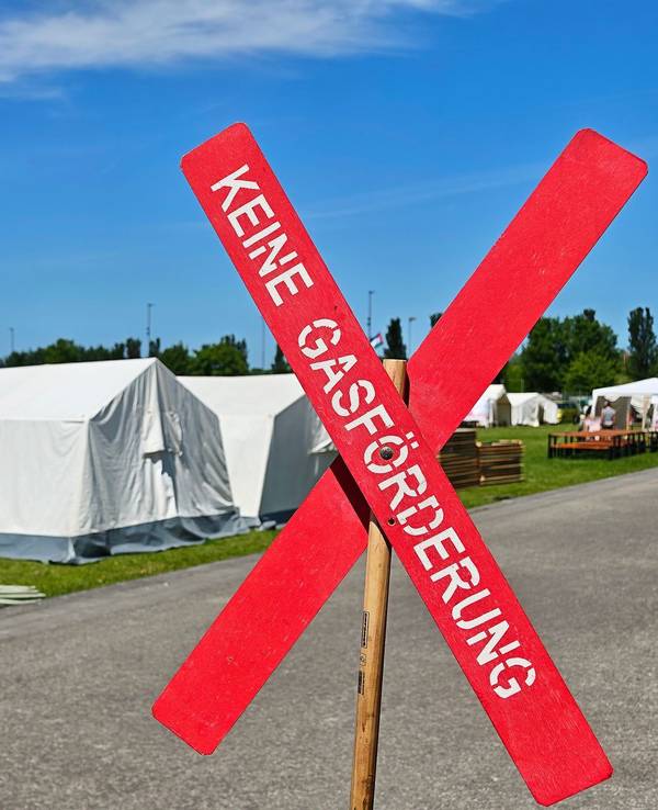 Klimacamp gegen Ausbau von Gaskraftwerken in Hamm