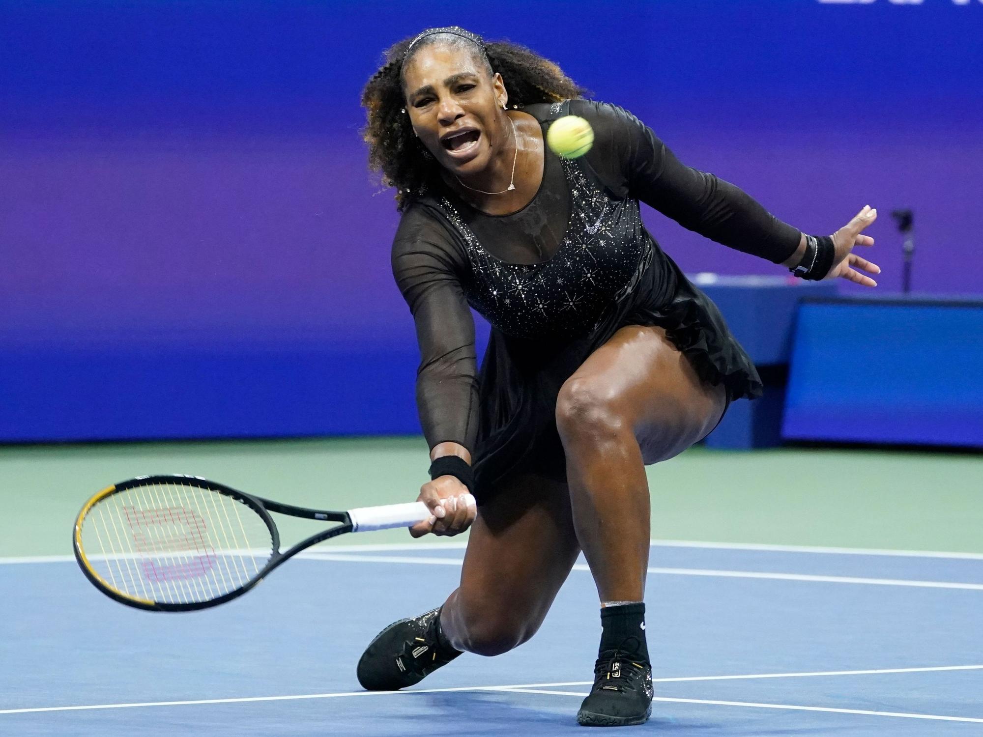 Tennis-Legende Serena Williams auf dem Court