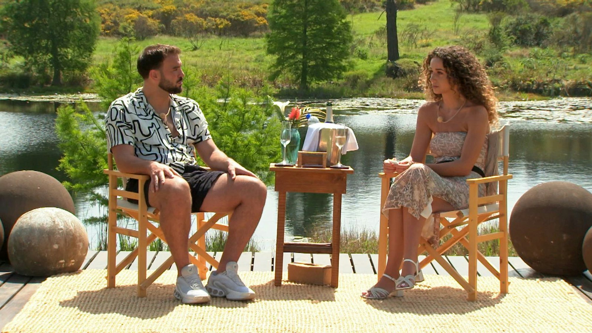Yasin und Samira bei ihrer „Zeit zu zweit“. (Bild: RTL)