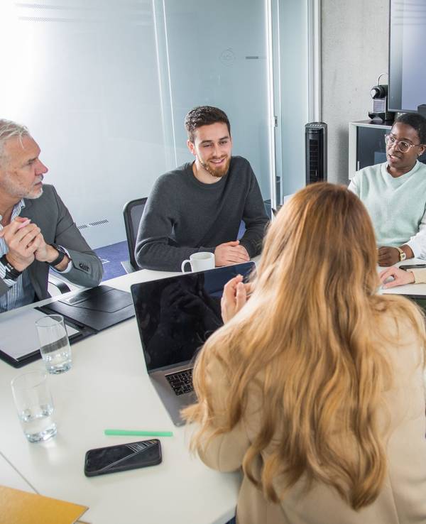 Arbeitskollegen in einem Meeting