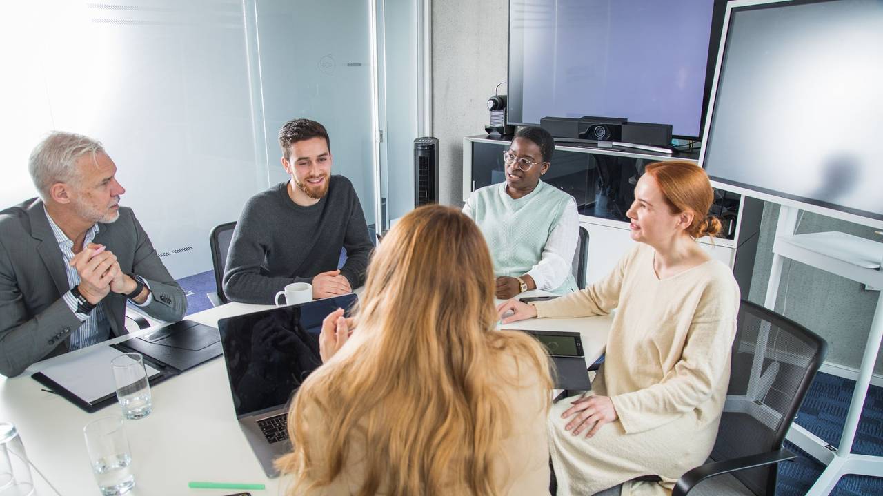 Arbeitskollegen in einem Meeting