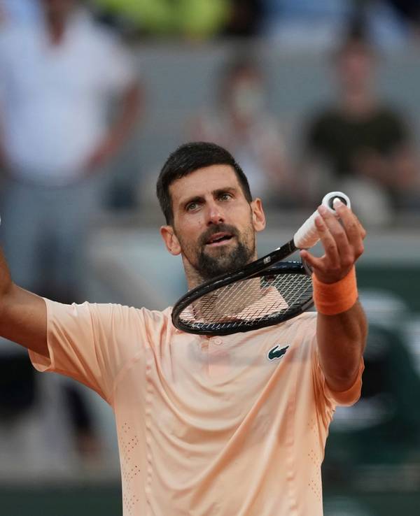 Hat in Paris sichtlich gute Laune: Novak Djokovic.