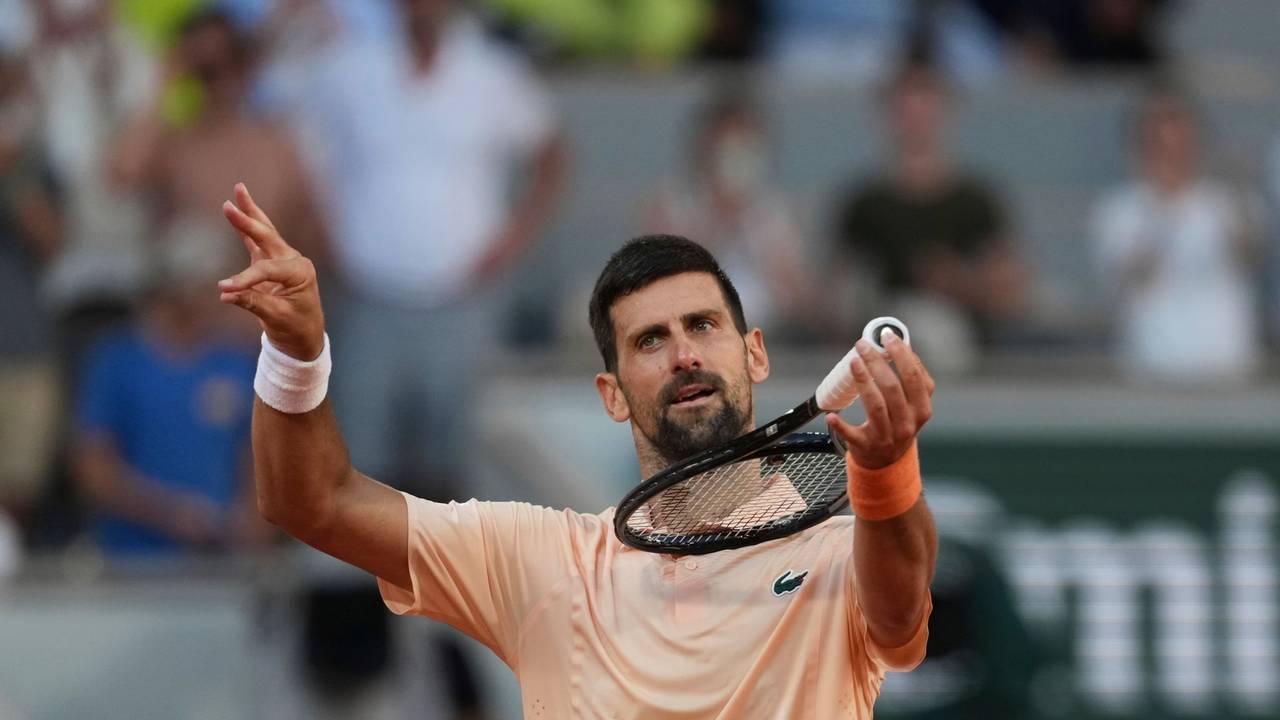 Hat in Paris sichtlich gute Laune: Novak Djokovic.