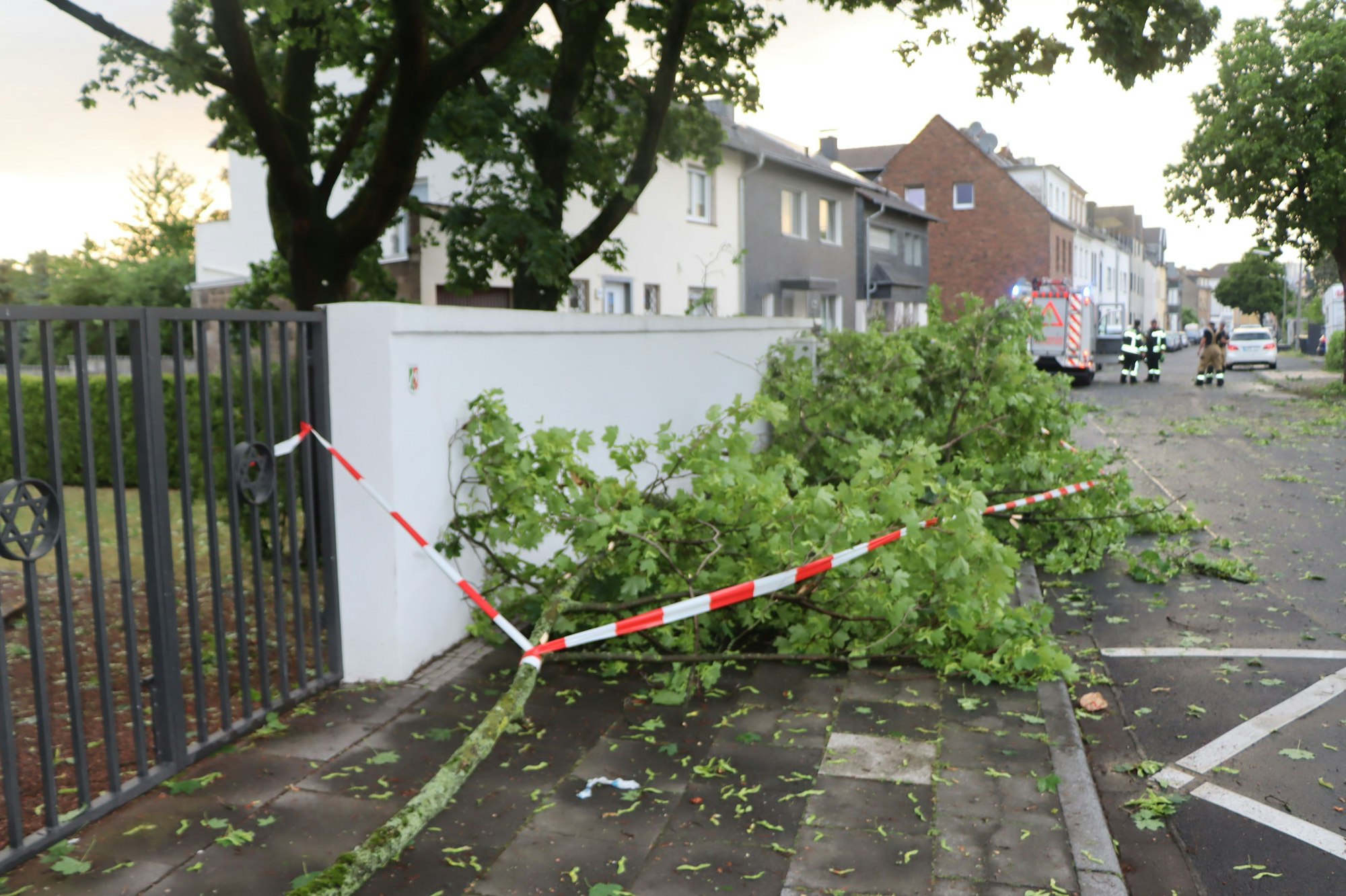 Die Feuerwehr war in Wesseling im Dauereinsatz.