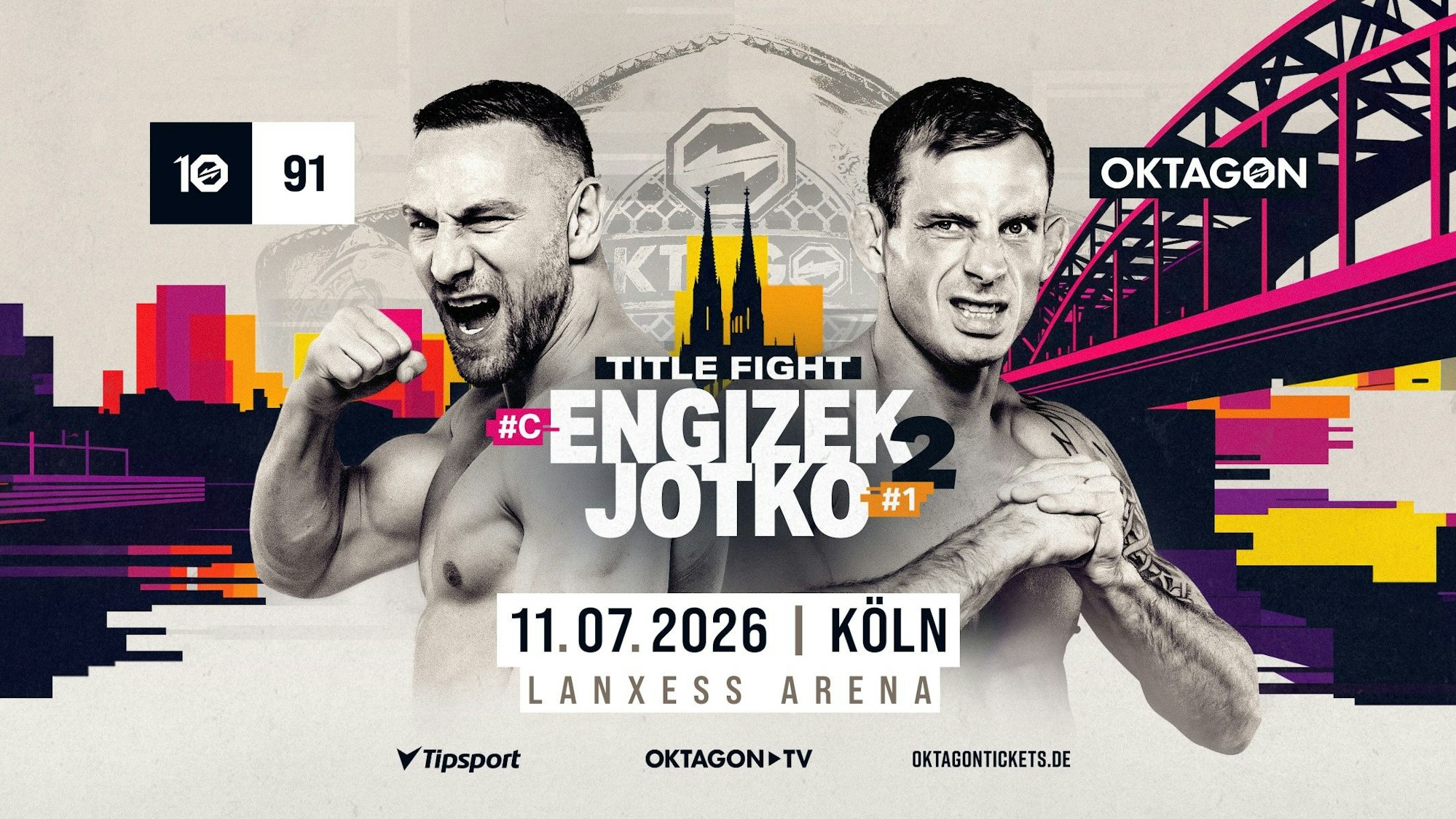 ENGIZEK VS. JOTKO 2 – OKTAGON 91 live in Köln.