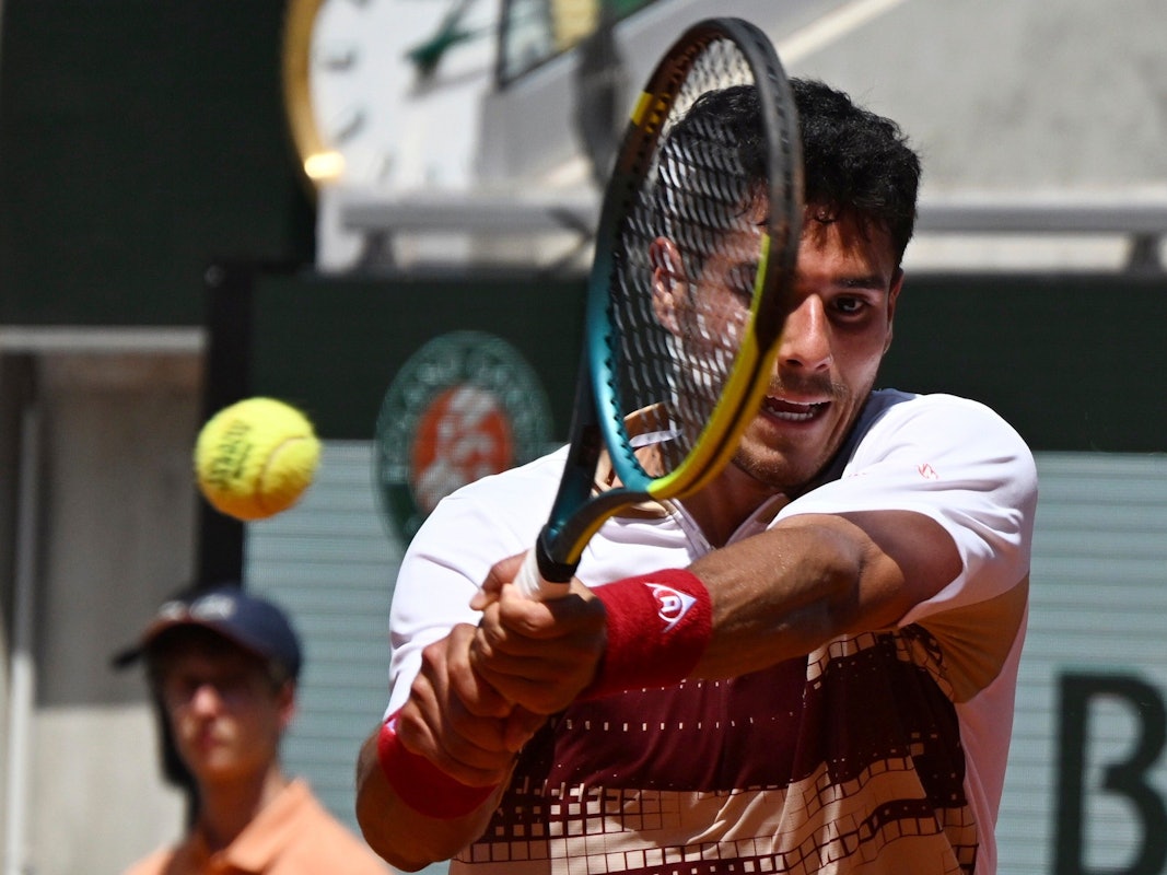 Daniel Vallejo beim Match gegen Moïse Kouamé