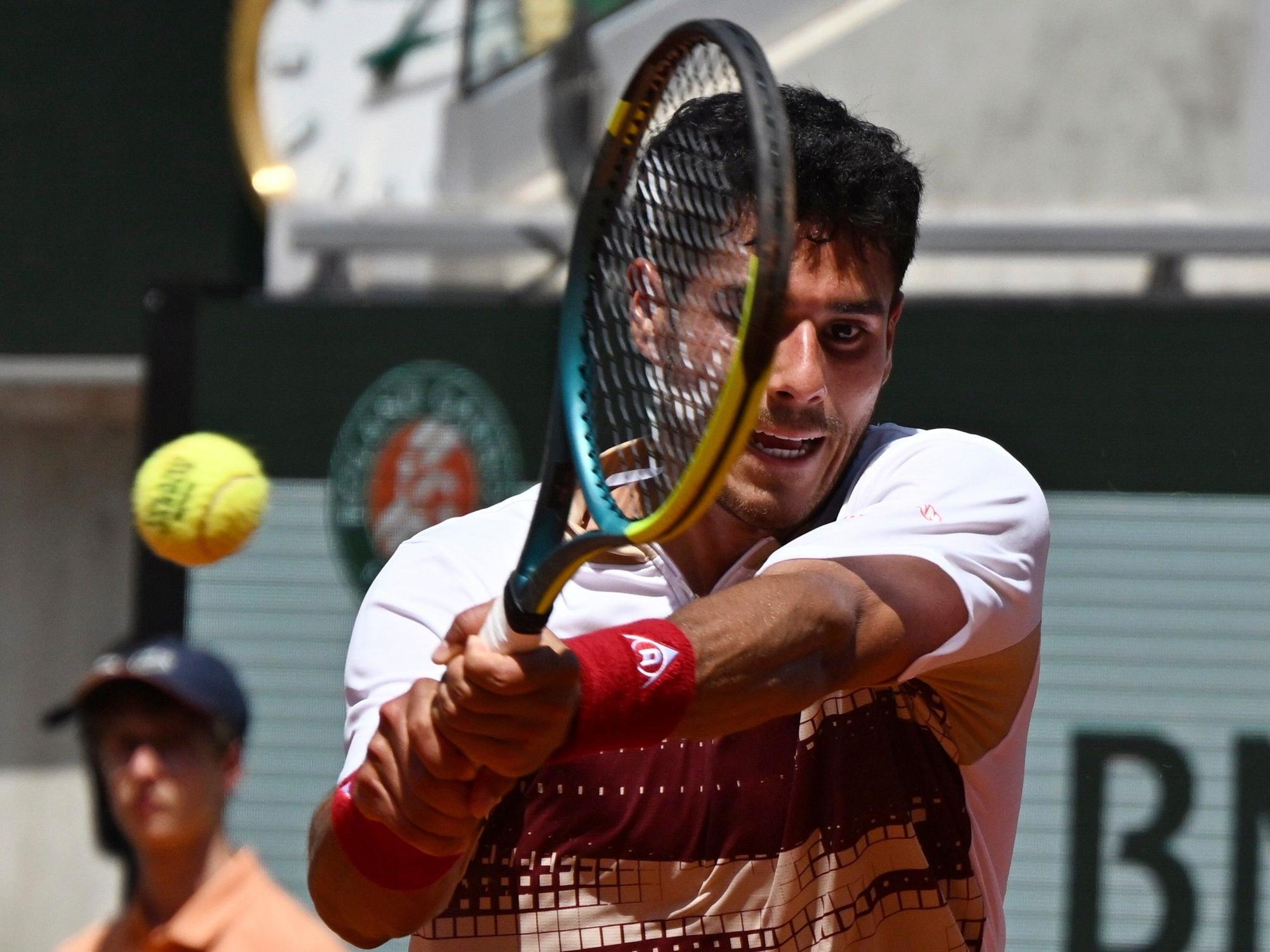 Daniel Vallejo beim Match gegen Moïse Kouamé
