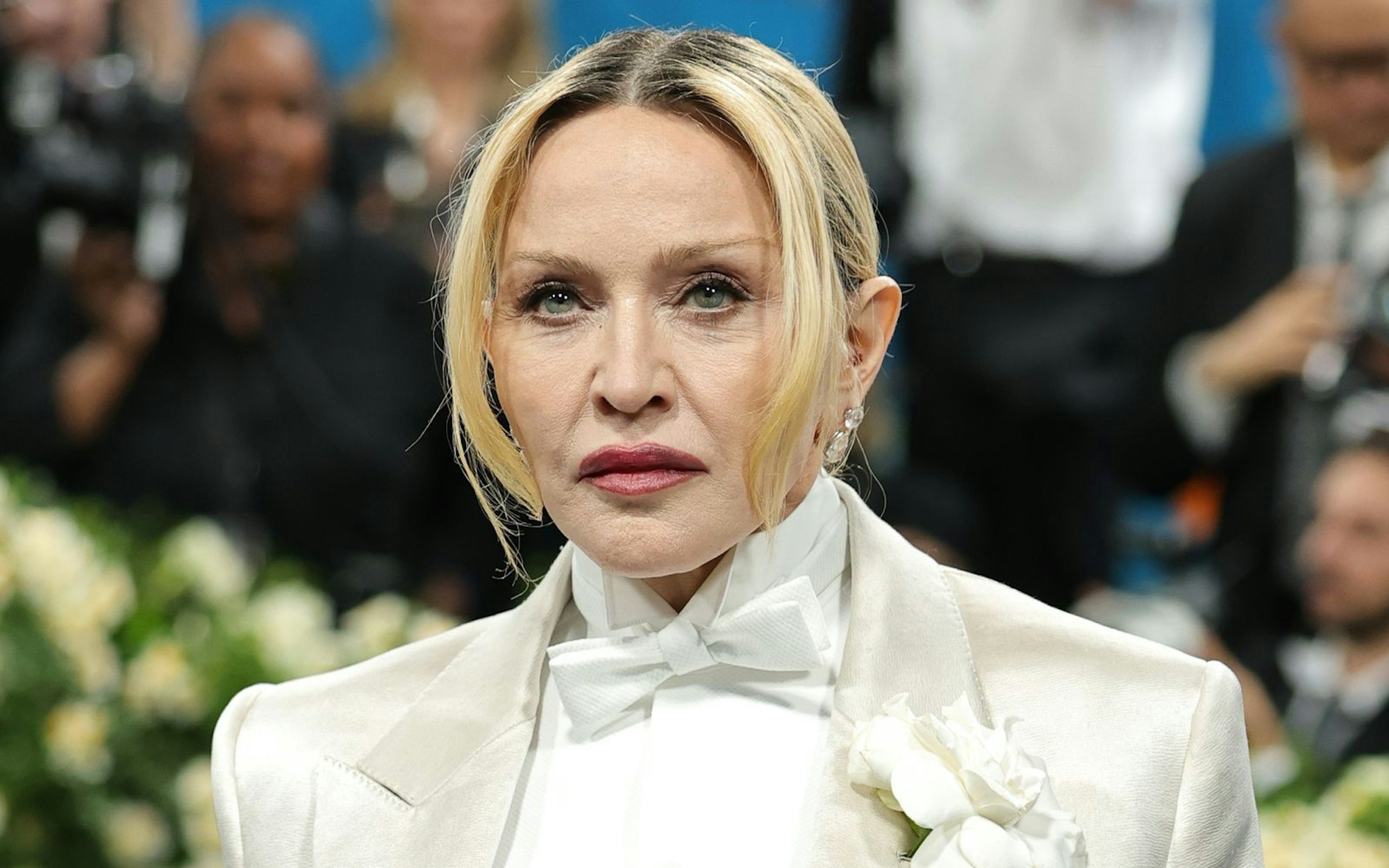 Madonna hat in einem neuen Promo-Video für ihr Album pikante Details über ihr Liebesleben ausgeplaudert. (Bild: 2025 Getty Images/Dia Dipasupil)