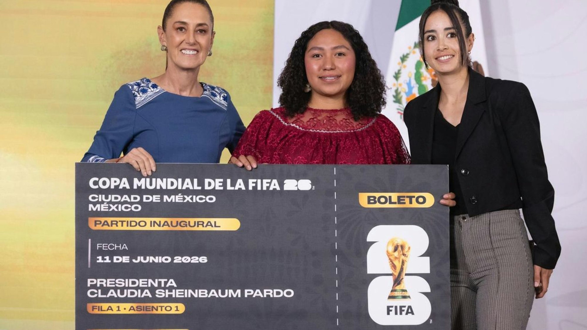 Mexikos Präsidentin schenkt ihr WM-Ticket
