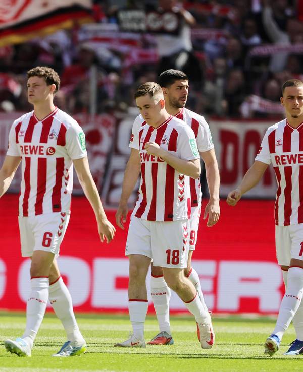 Die Profis des 1. FC Köln auf dem Platz.