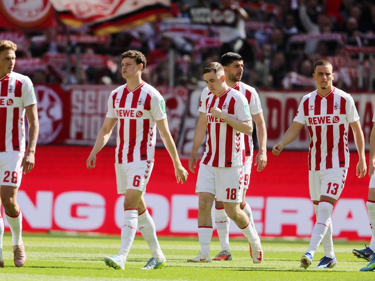 Die Profis des 1. FC Köln auf dem Platz.