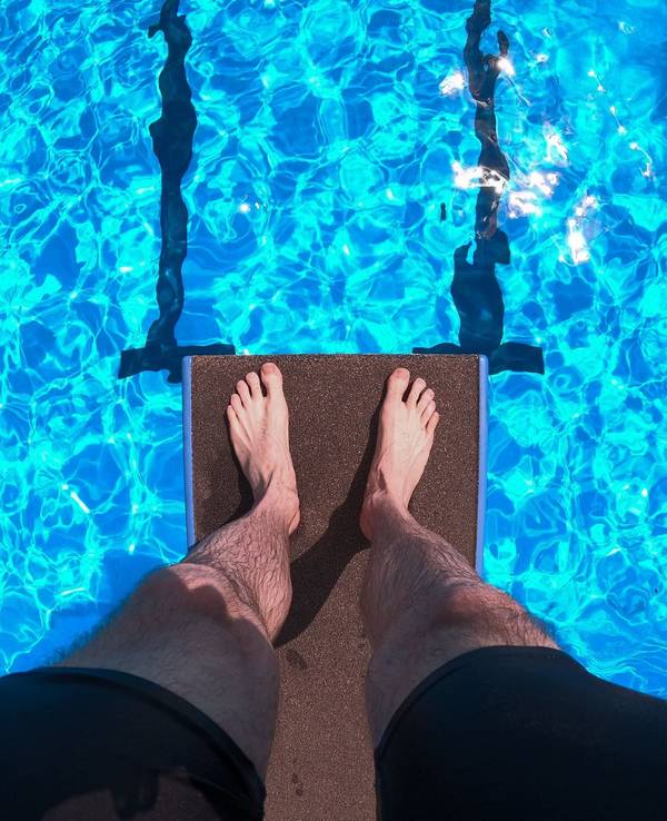 Schwimmen im Freibad