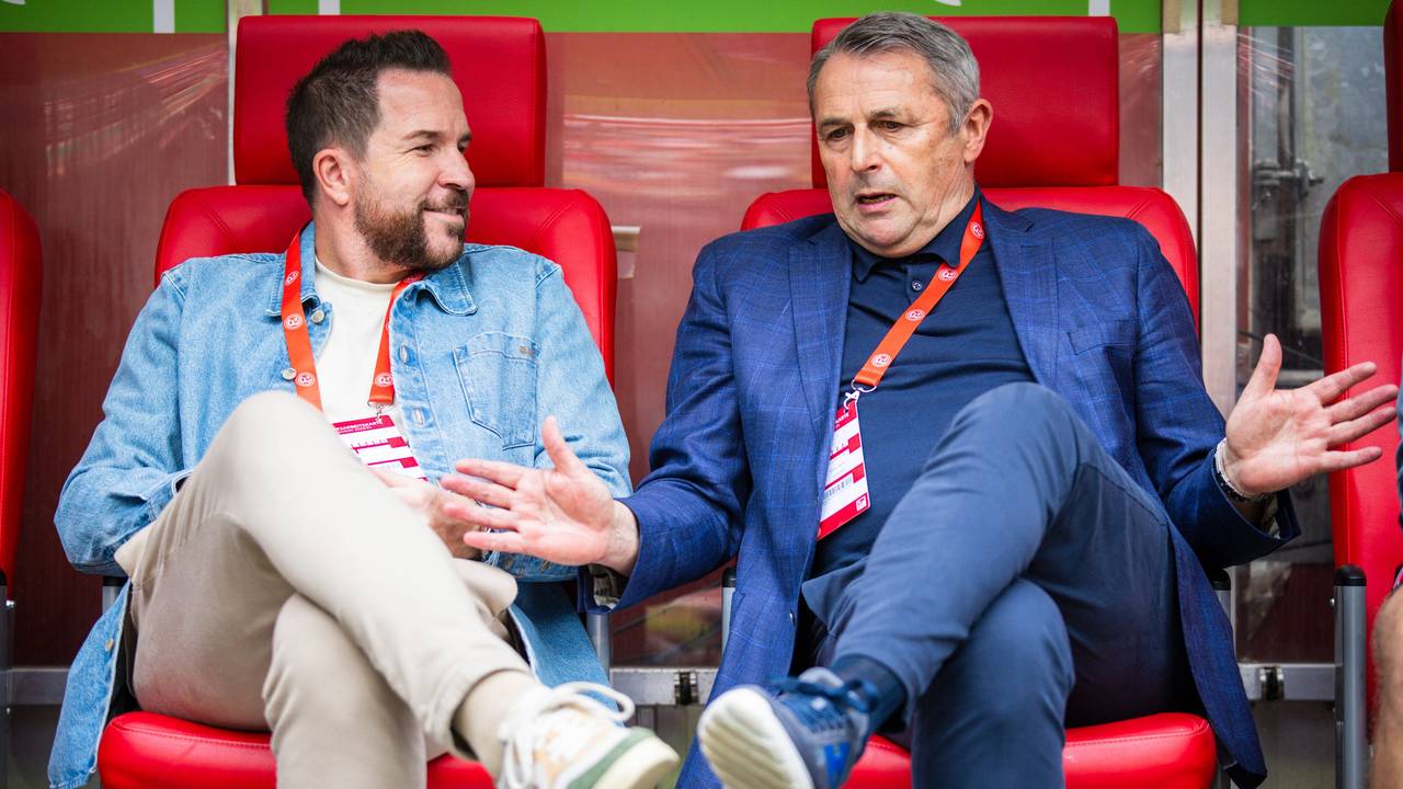 Fortuna-Sportdirektor Christian Weber (l.) und F95-Vorstand Klaus Allofs