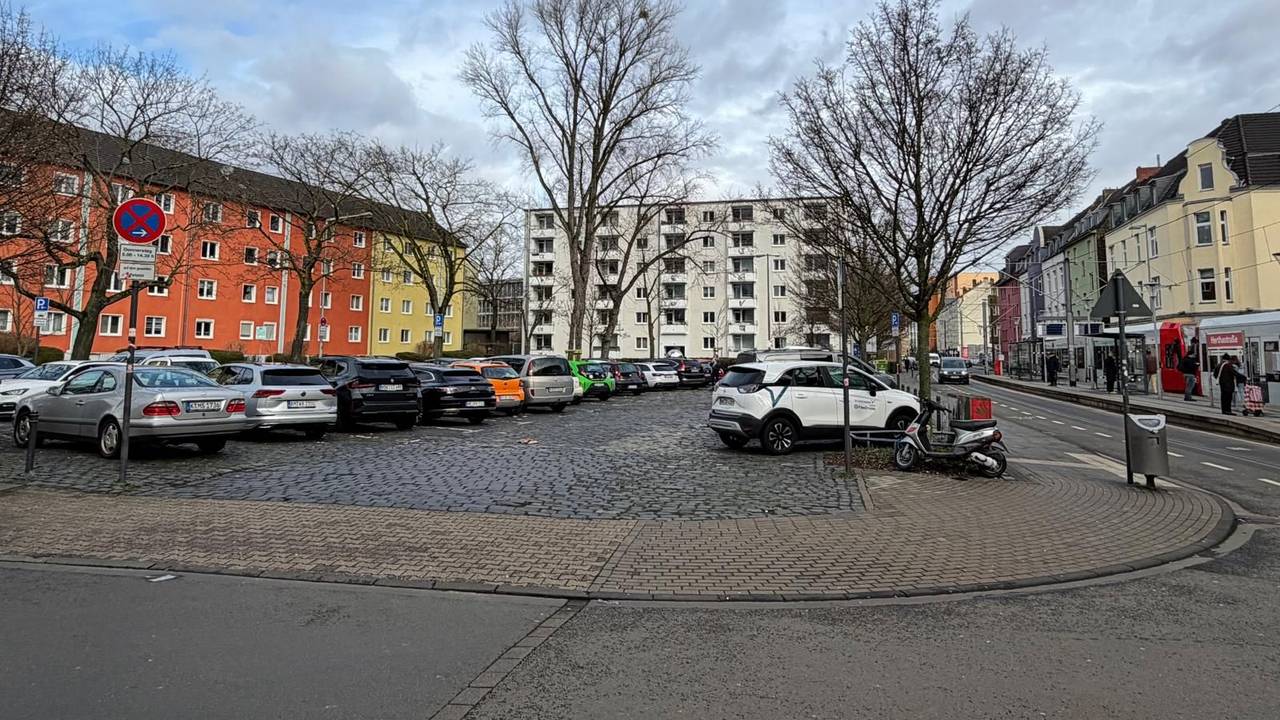 Aktuell sieht der Marktplatz in Zollstock so aus.