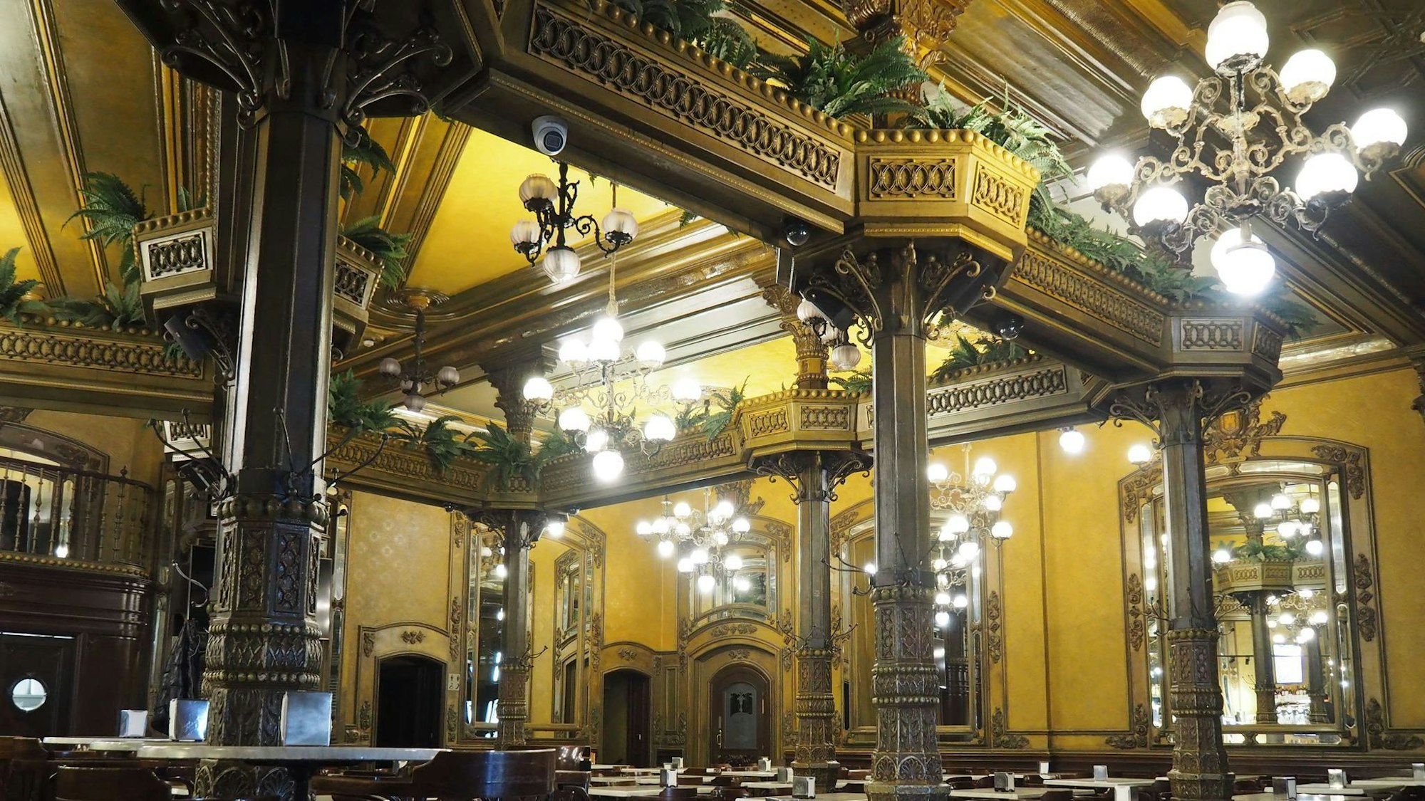 Innenansicht des «Café Iruña»