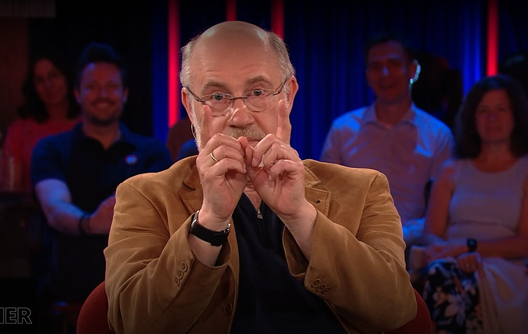 Astrophysiker Harald Lesch wendet sich im „Kölner Treff“ an die Fernsehzuschauer.