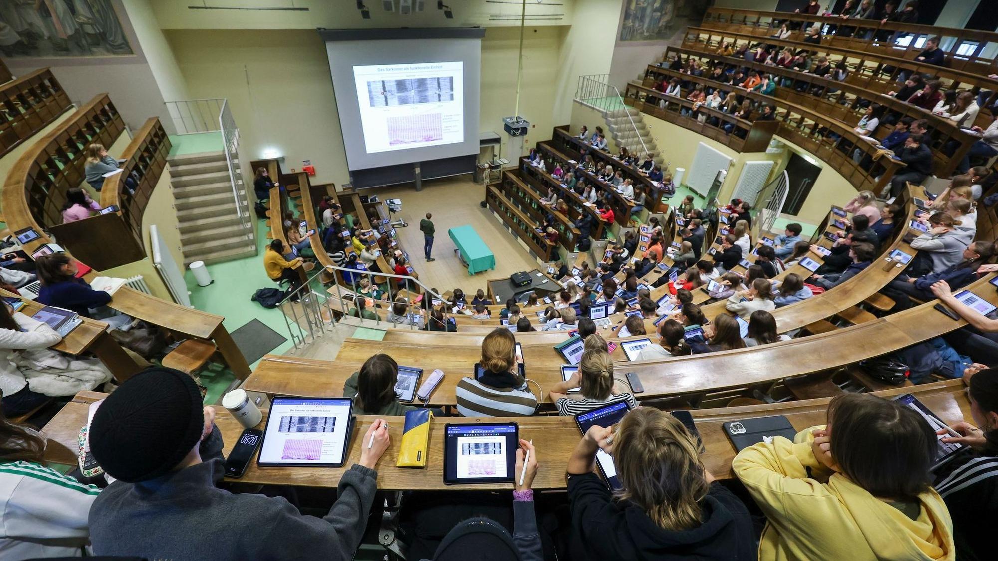 Hörsaal an der Uni Leipzig (Symbolbild)