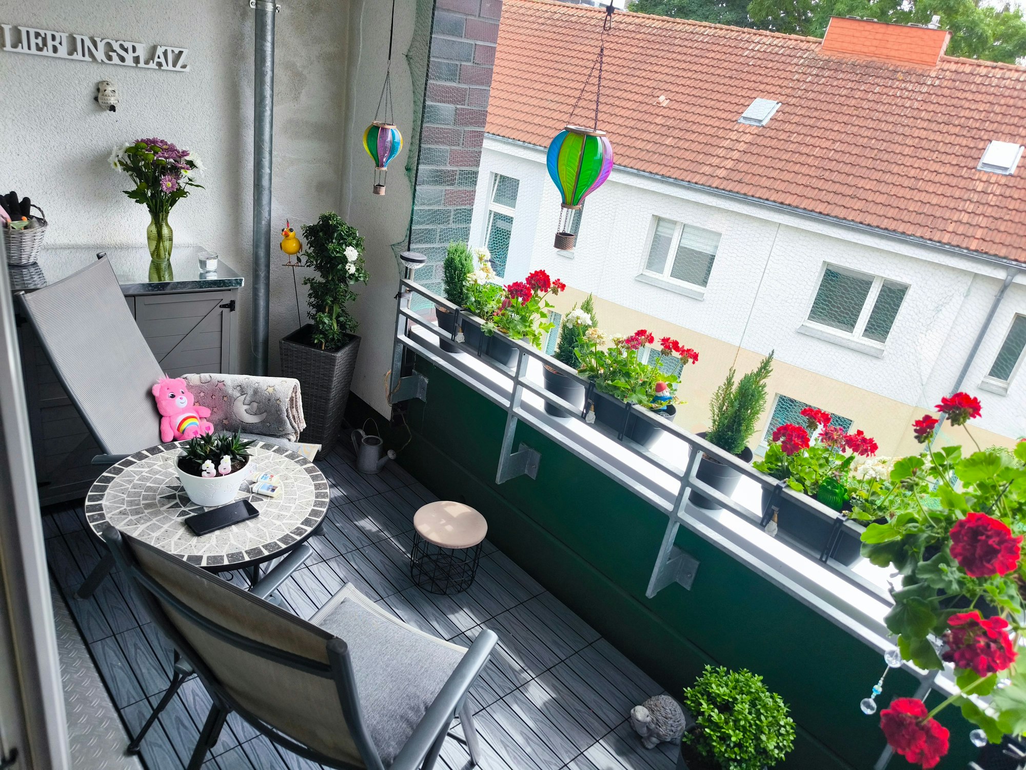 Der Balkon von Chrissi und Max aus Köln-Kalk