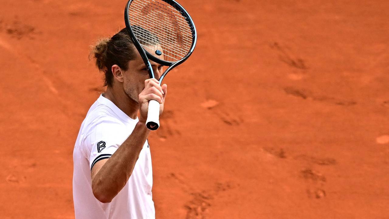 Jubel bei Alexander Zverev bei den French Open.