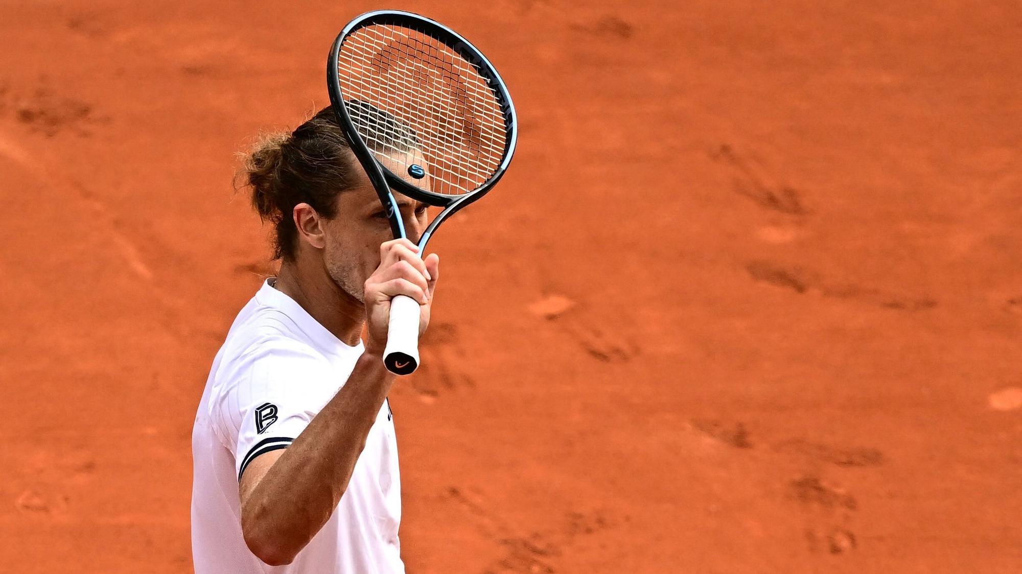 Jubel bei Alexander Zverev bei den French Open.