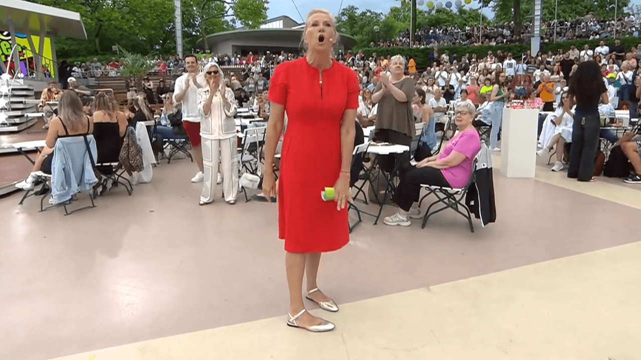 Der Fernsehgarten musste am Sonntag (31. Mai) mit deutlicher Verspätung starten.