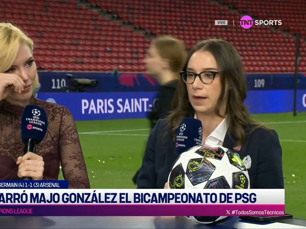 Nachberichte bei TNT Sports México mit Moderatorin Miroslava Montemayor und Kommentatorin Majo González.
