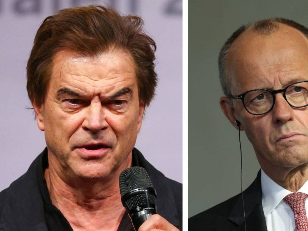 Sänger Campino (links) ist von Bundeskanzler Friedrich Merz schwer enttäuscht. (Bild: Getty Images / Sean Gallup / Collage)