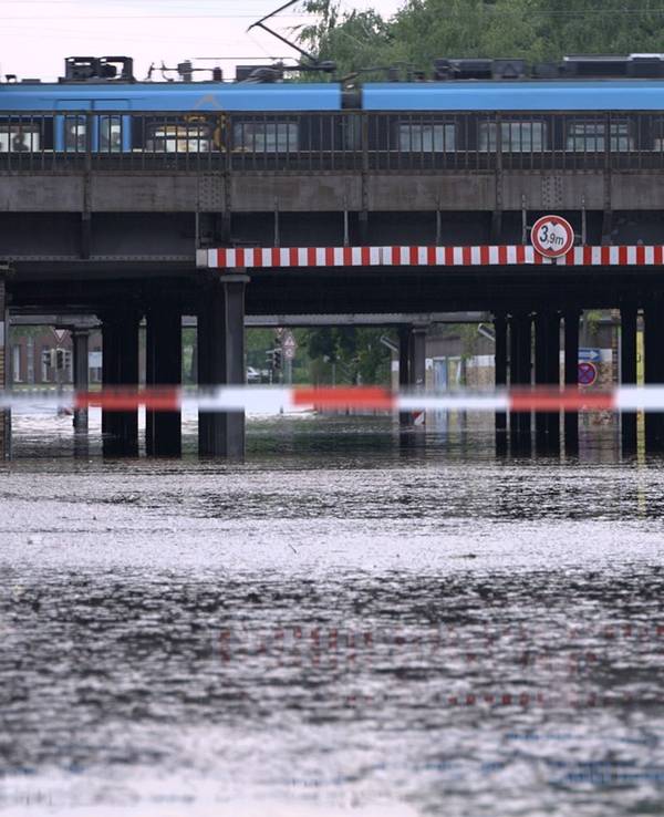 Unwetter in Nordrhein-Westfalen